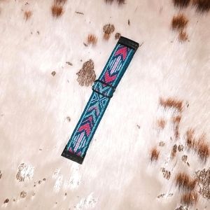 Adjustable stretchy charge 3 and 4 aztec watch band